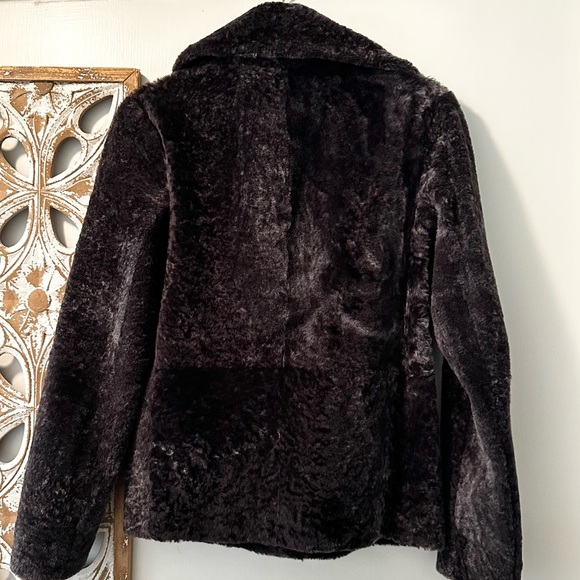 Theory Clairene Moto Jacket in Shearling - Picture 14 of 15